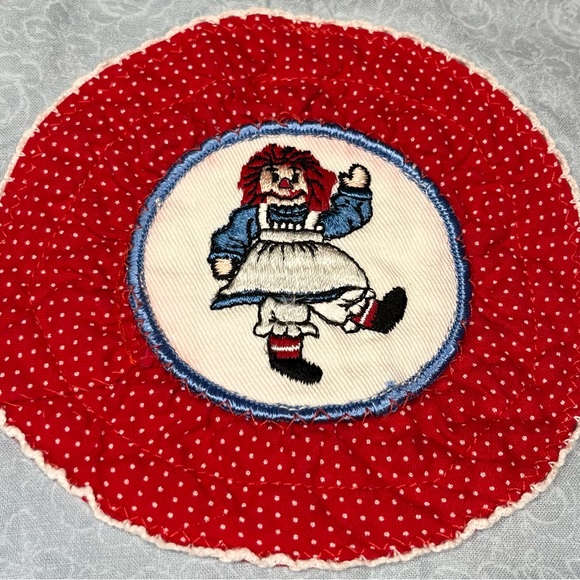 Vintage Handmade Raggedy Ann Jumpsuit Outfit - Picture 5 of 12